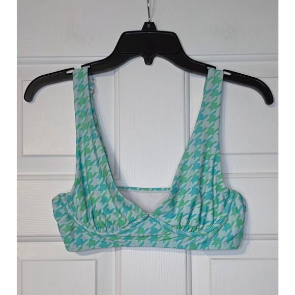 Ninety-Nine Houndstooth Print Bikini Top & Bottom Size M No Bra Inserts - Picture 2 of 10